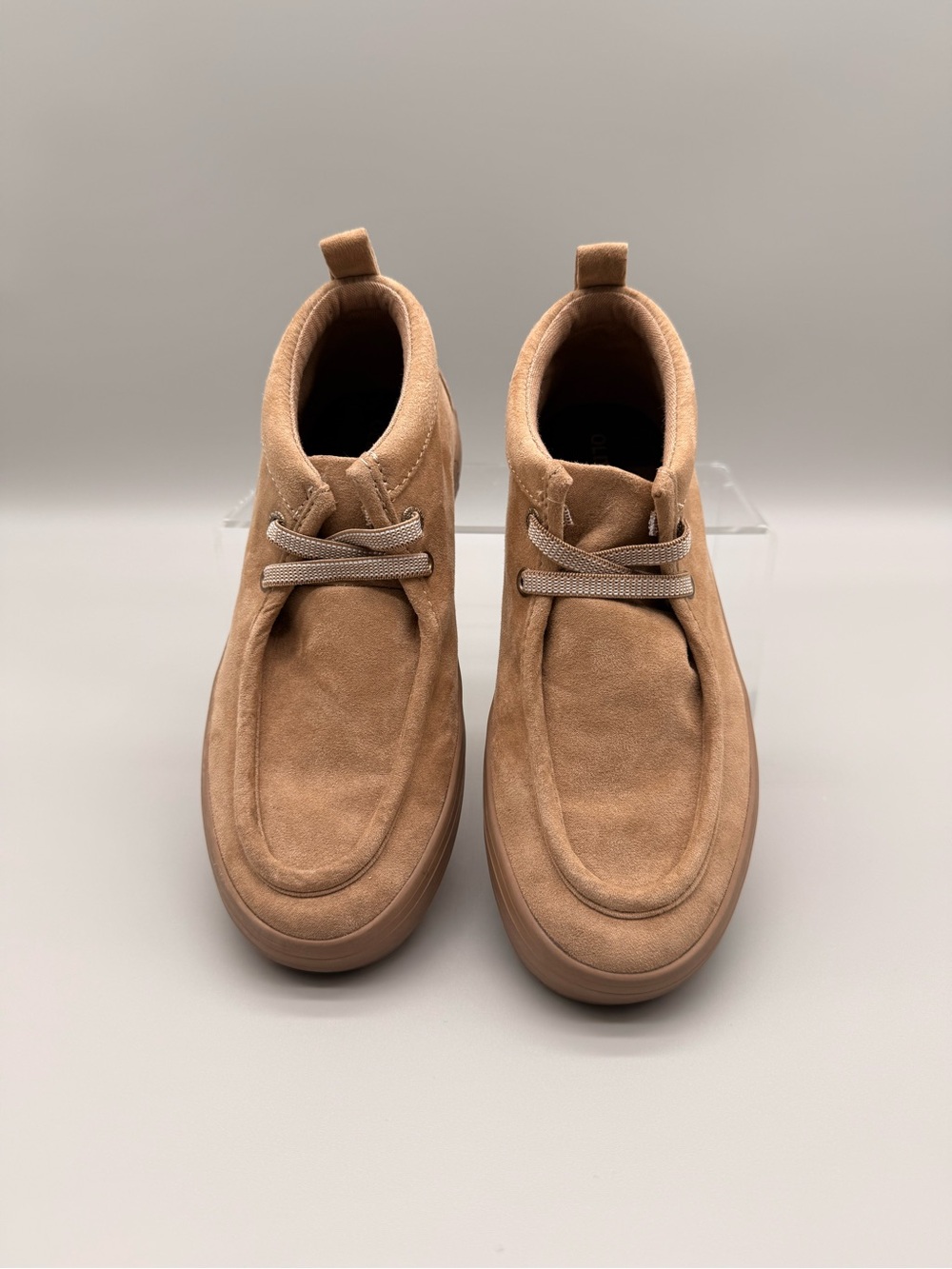 Old Navy Kids Tan Suede Moccasin Sneakers
